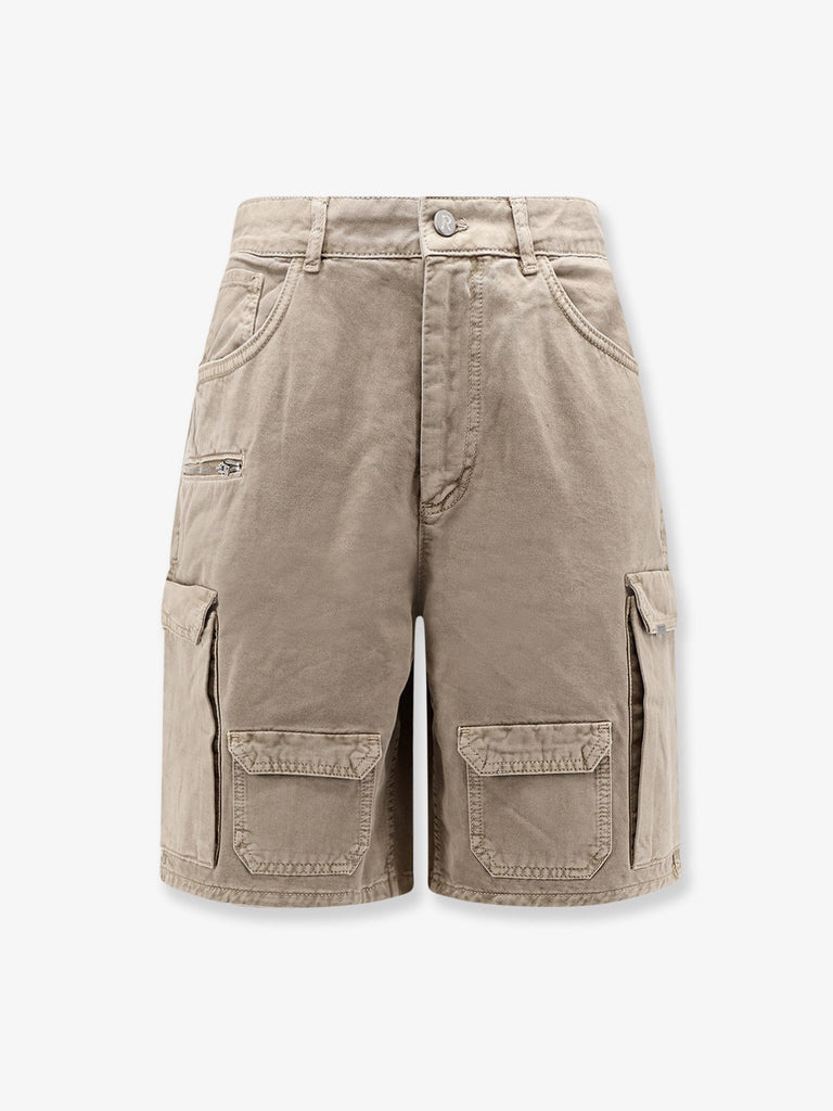 Cotton cargo bermuda shorts