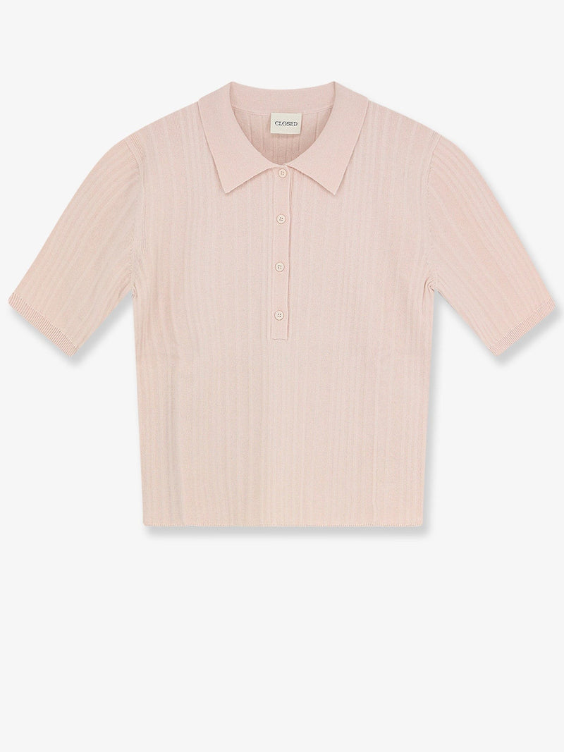 Cotton, cashmere and wool polo shirt