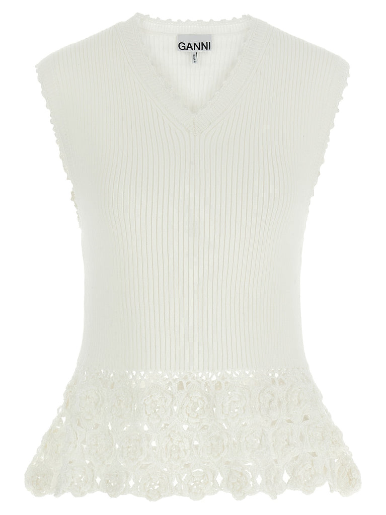 'Cotton Crochet' vest