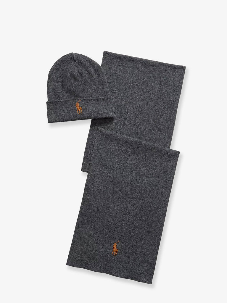 Cotton hat and scarf set