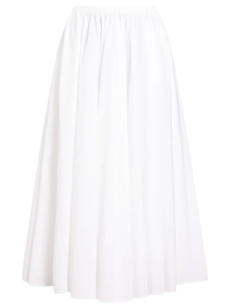COTTON MIDI SKIRT