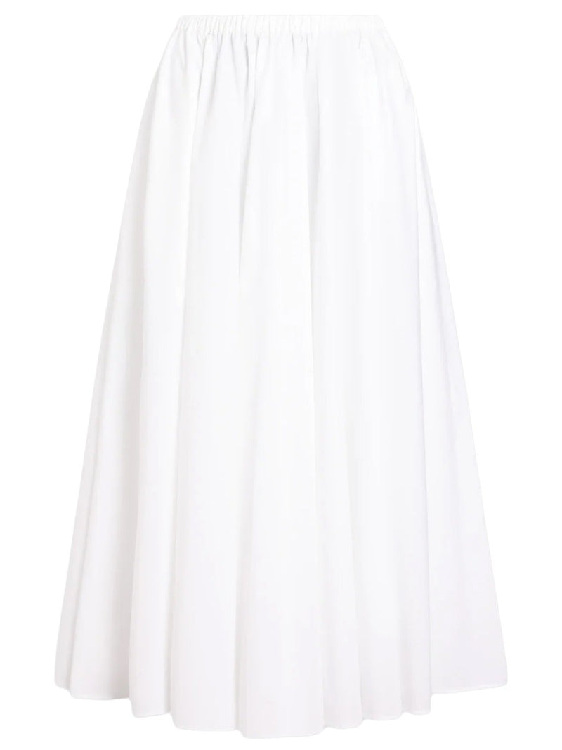 COTTON MIDI SKIRT