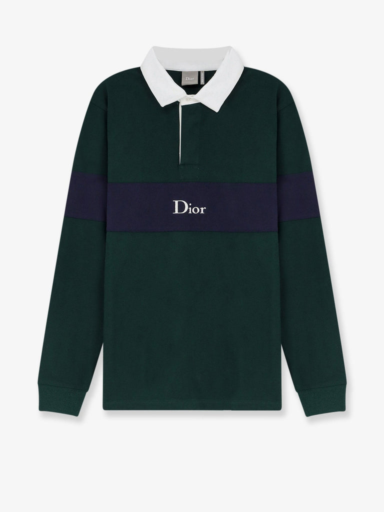 Cotton Polo Rugby with Dior embroidery