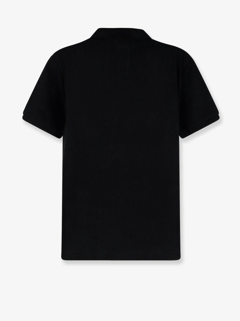 Cotton polo shirt with embroidered logo