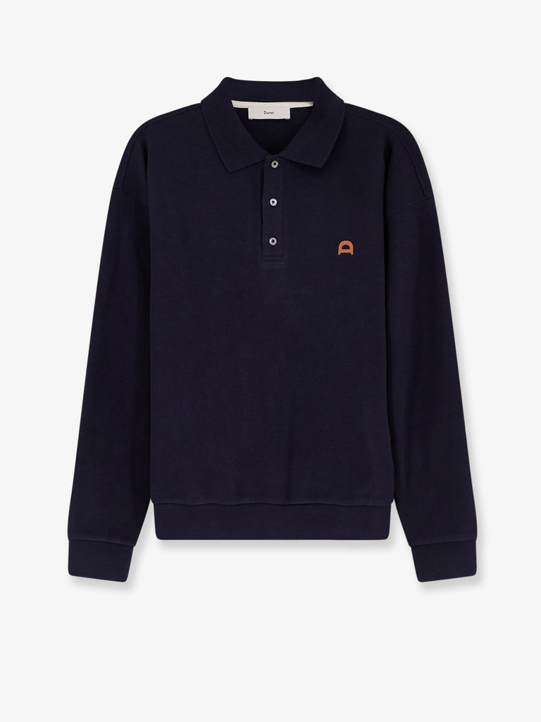 Cotton polo shirt with Logo patch