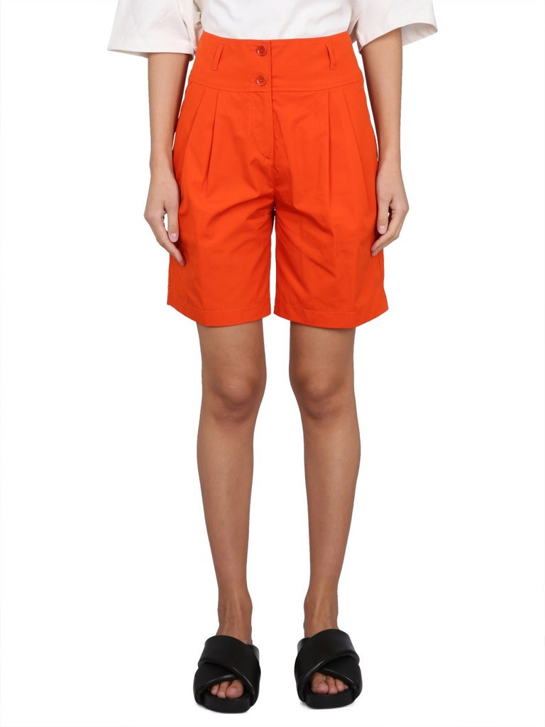 COTTON POPLIN SHORTS