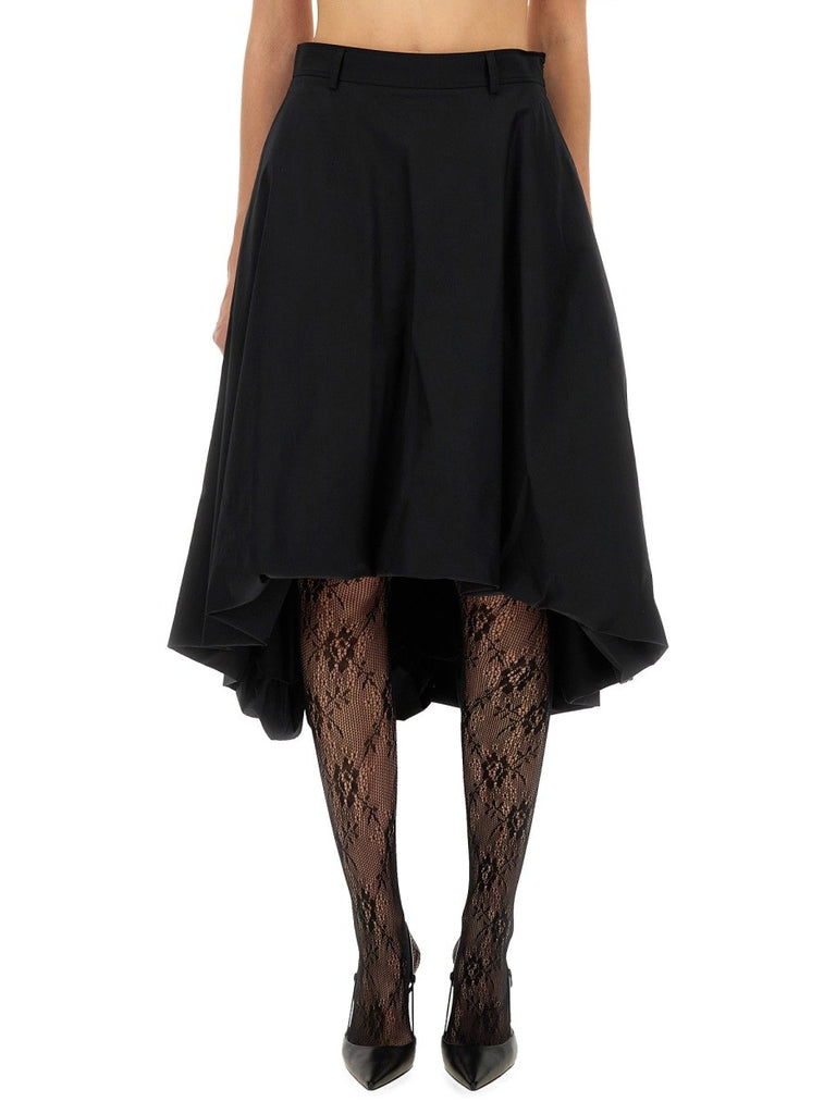 COTTON POPLIN SKIRT