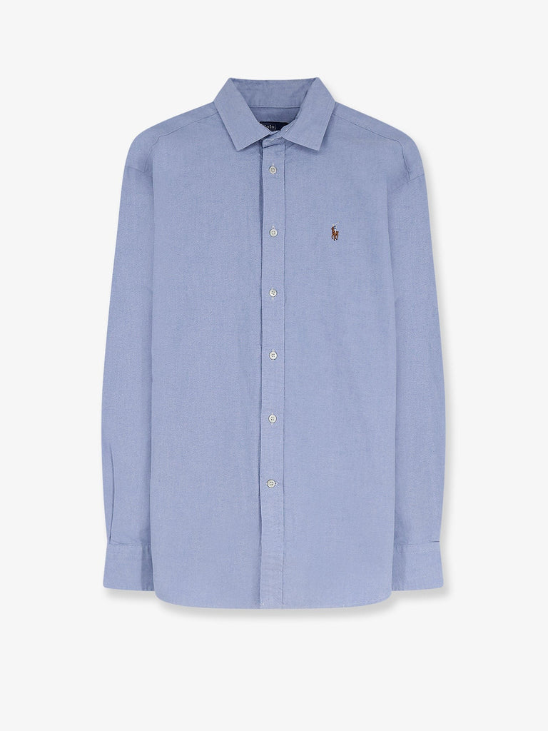 Cotton shirt with front logo