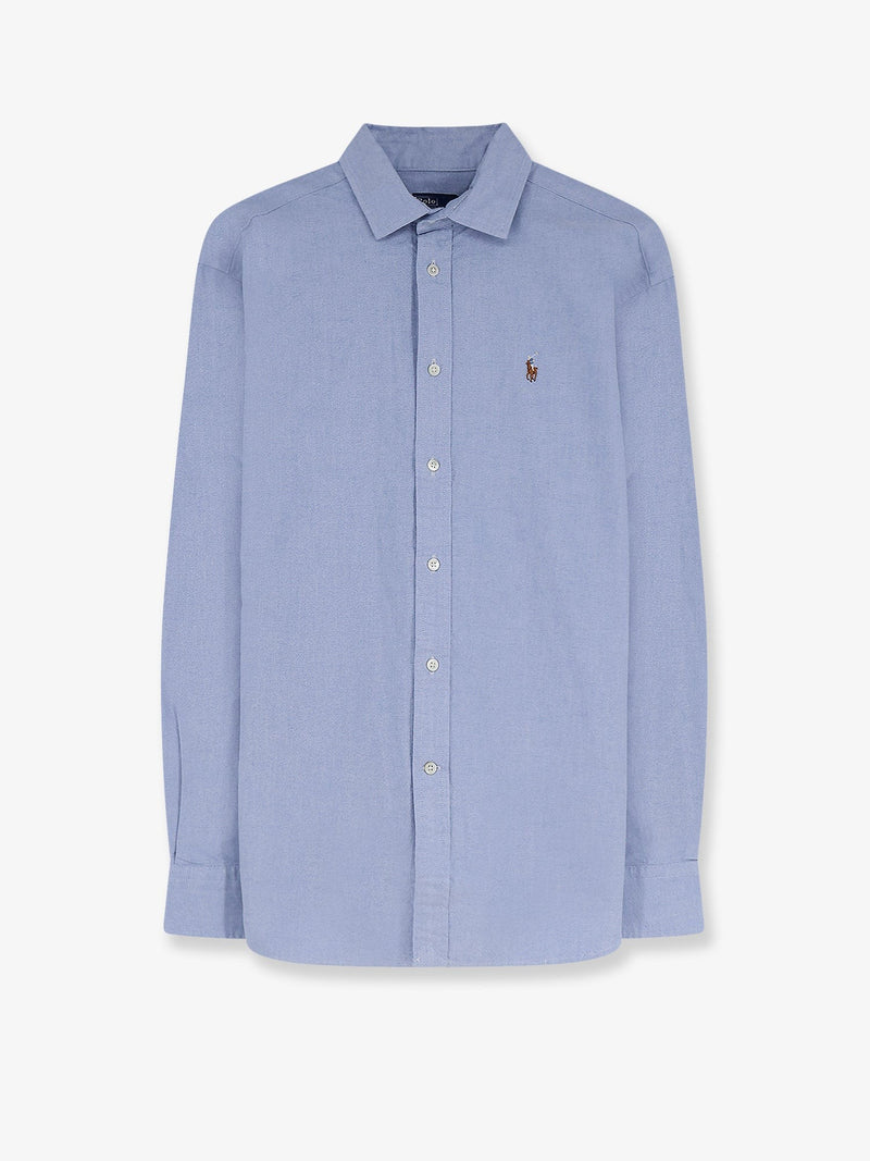 Cotton shirt with front logo