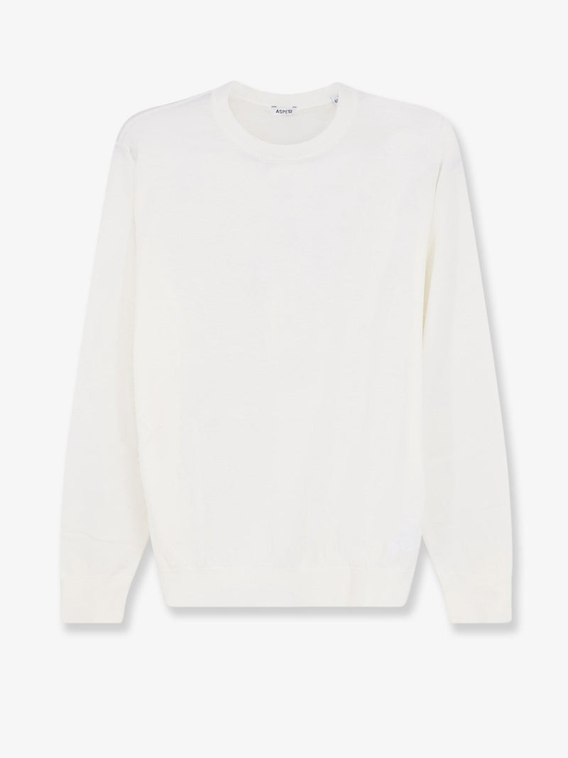 Cotton, silk and linen blend sweater