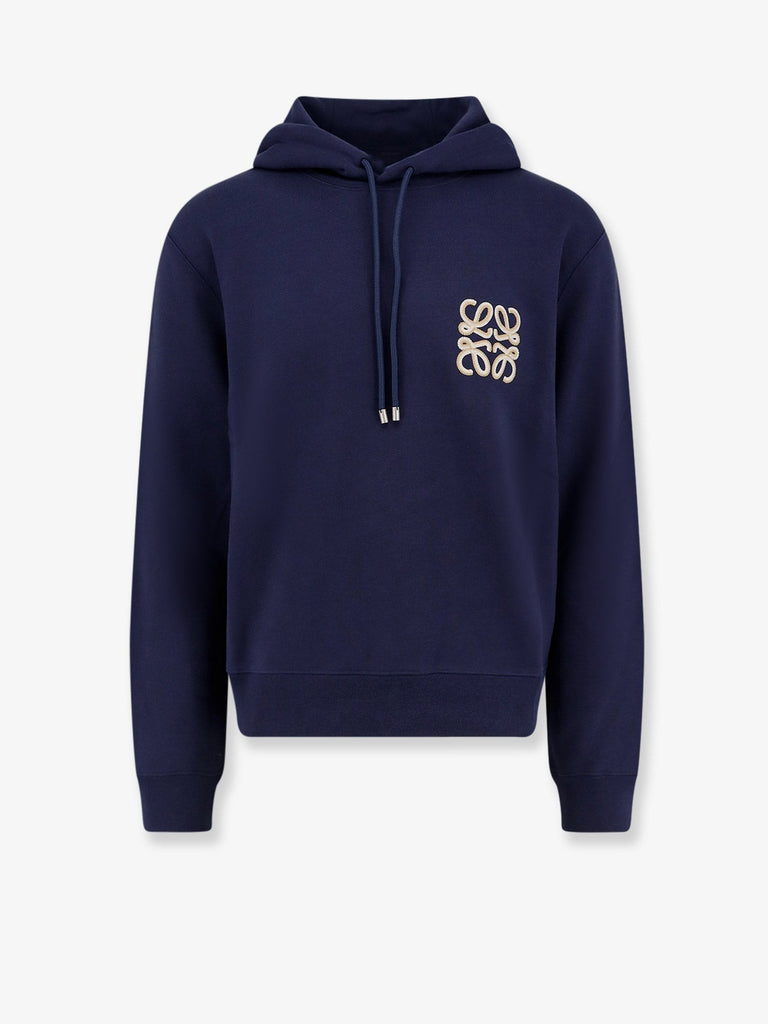 Cotton sweatshirt with Anagram logo embroidery on the front