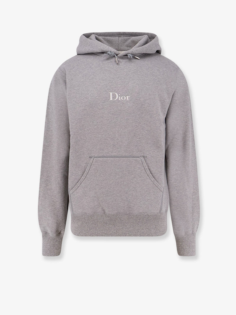 Cotton sweatshirt with embroidered logo