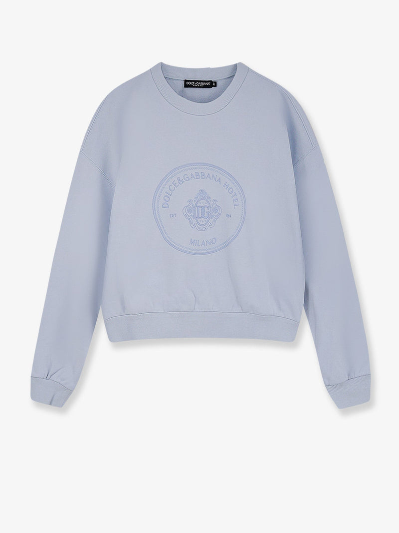 Cotton sweatshirt with iconic Logo