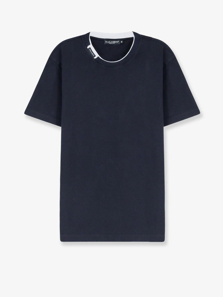 Cotton t-shirt with contrasting profile