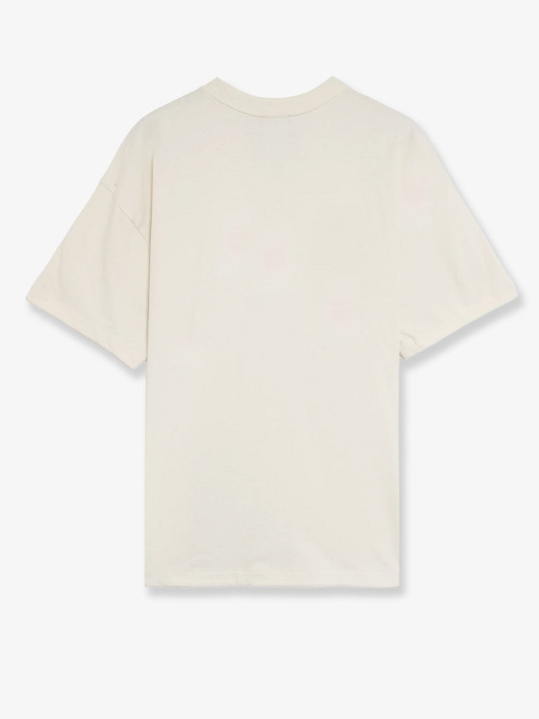 Cotton T-shirt with front logo patch