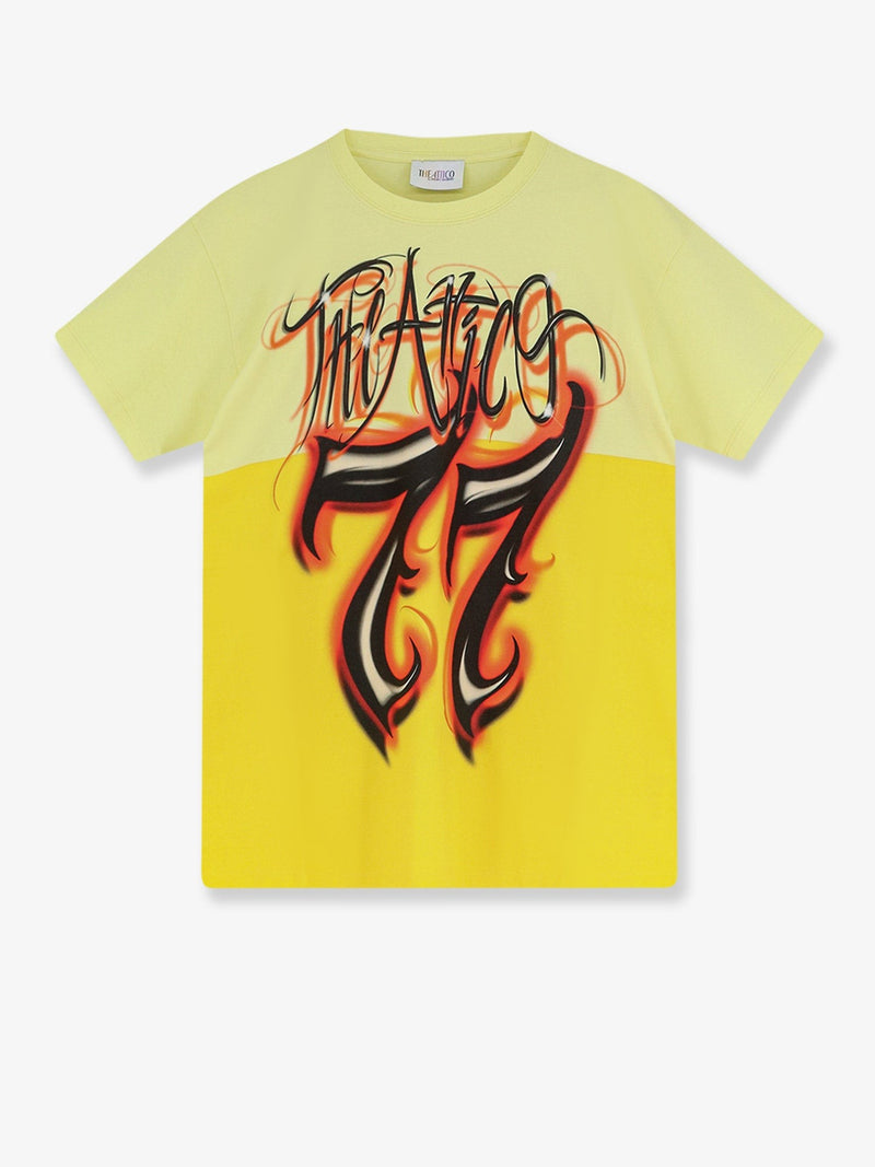 Cotton T-shirt with front logo print