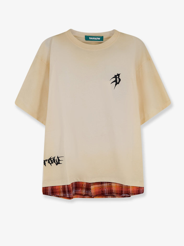 Cotton T-shirt with front print