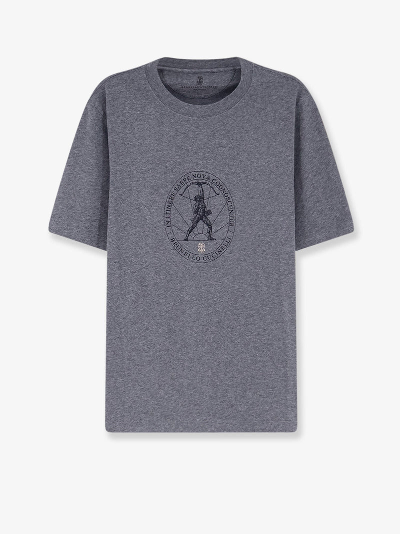 Cotton T-shirt with front print