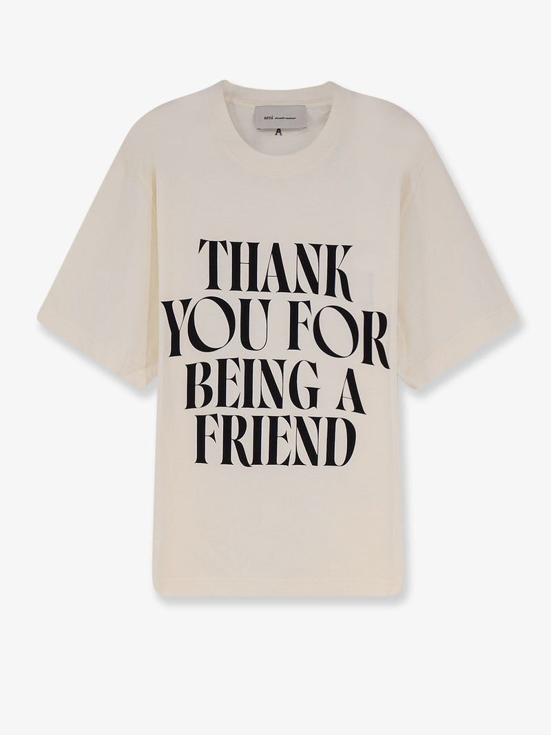 Cotton t-shirt with frontal print