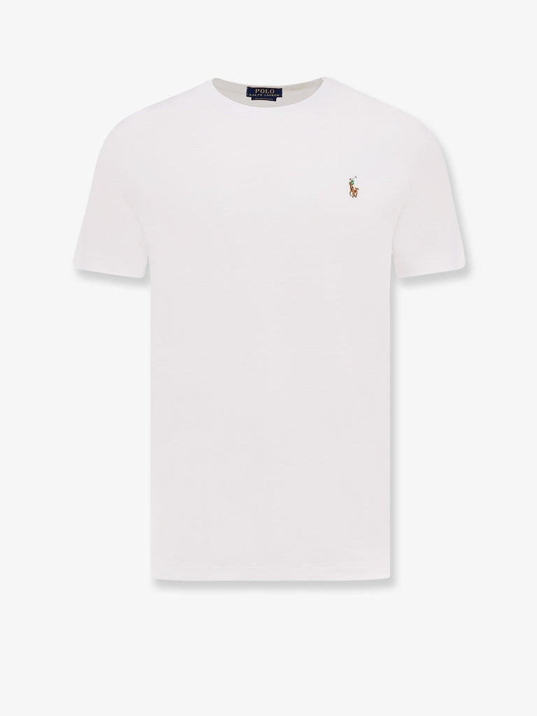 Cotton t-shirt with Logo embroidery