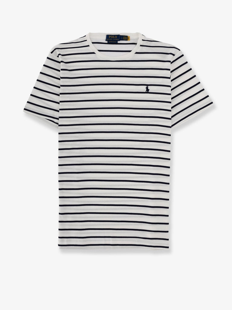 Cotton t-shirt with striped pattern