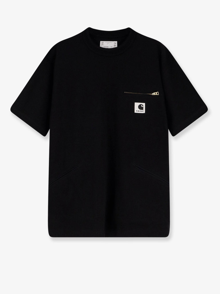 Cotton T-shirt witht logo patch on the front