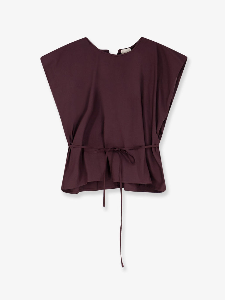 Cotton top with belt