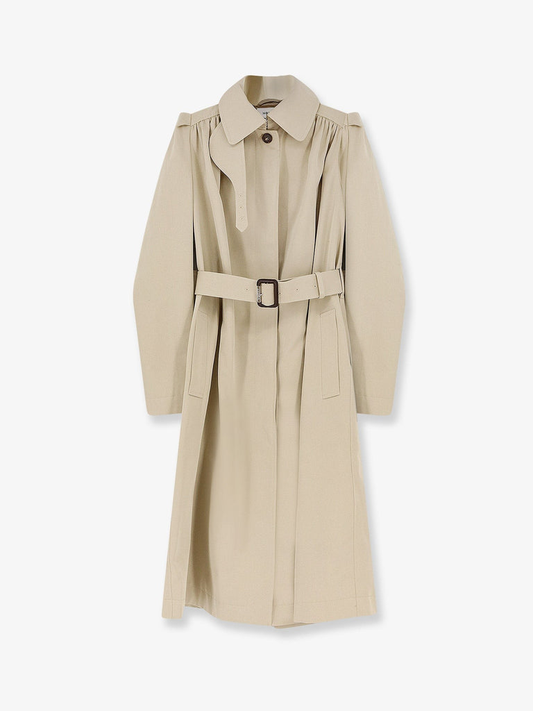 Cotton trench with Puff sleeves