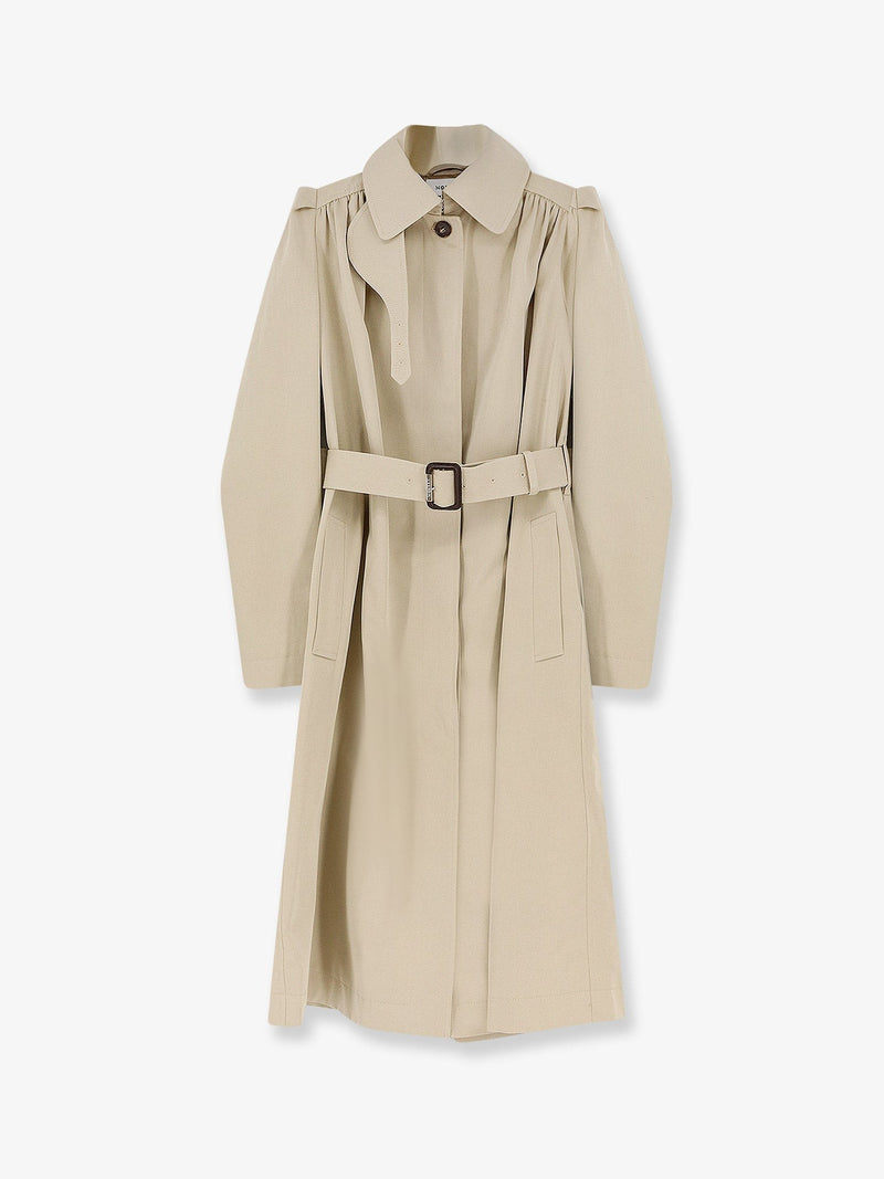Cotton trench with Puff sleeves