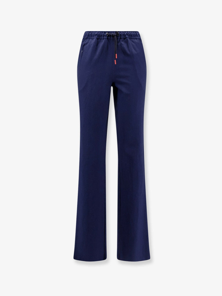 Cotton trousers with drawstring