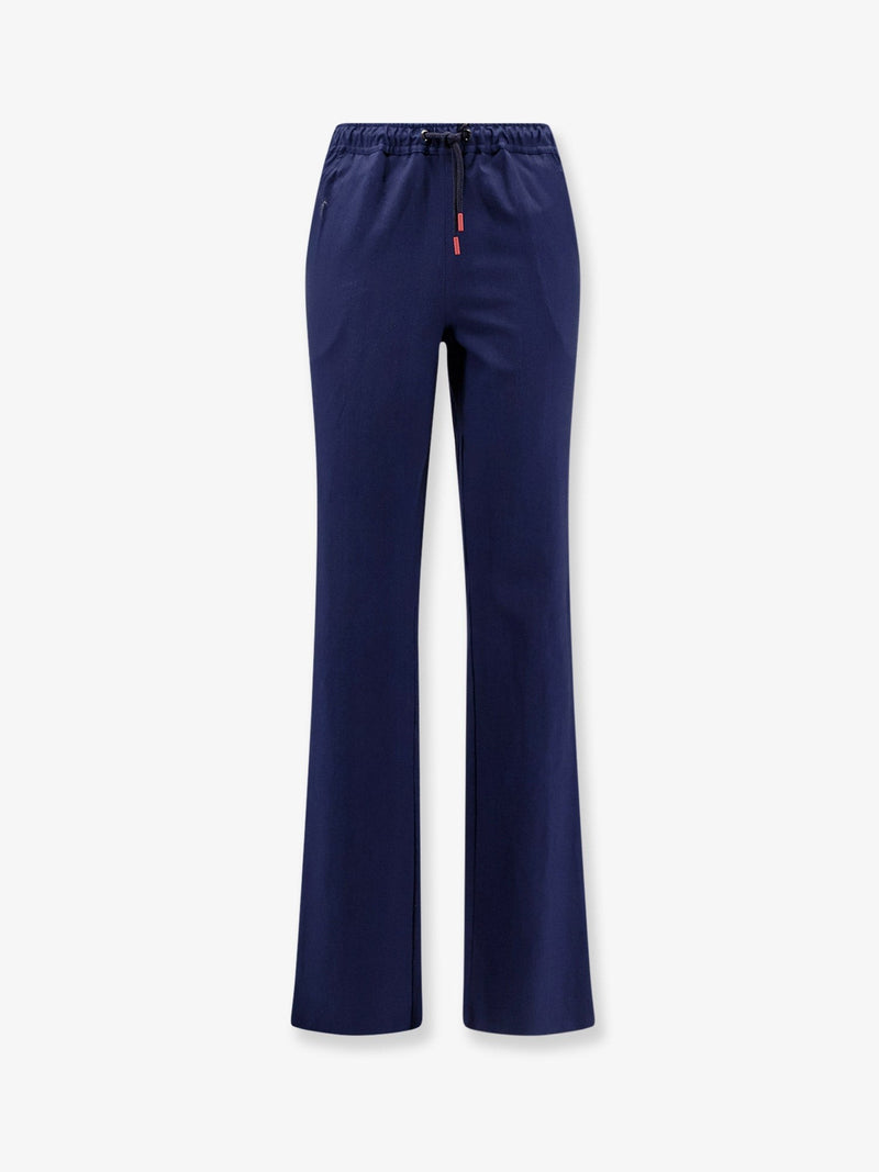 Cotton trousers with drawstring
