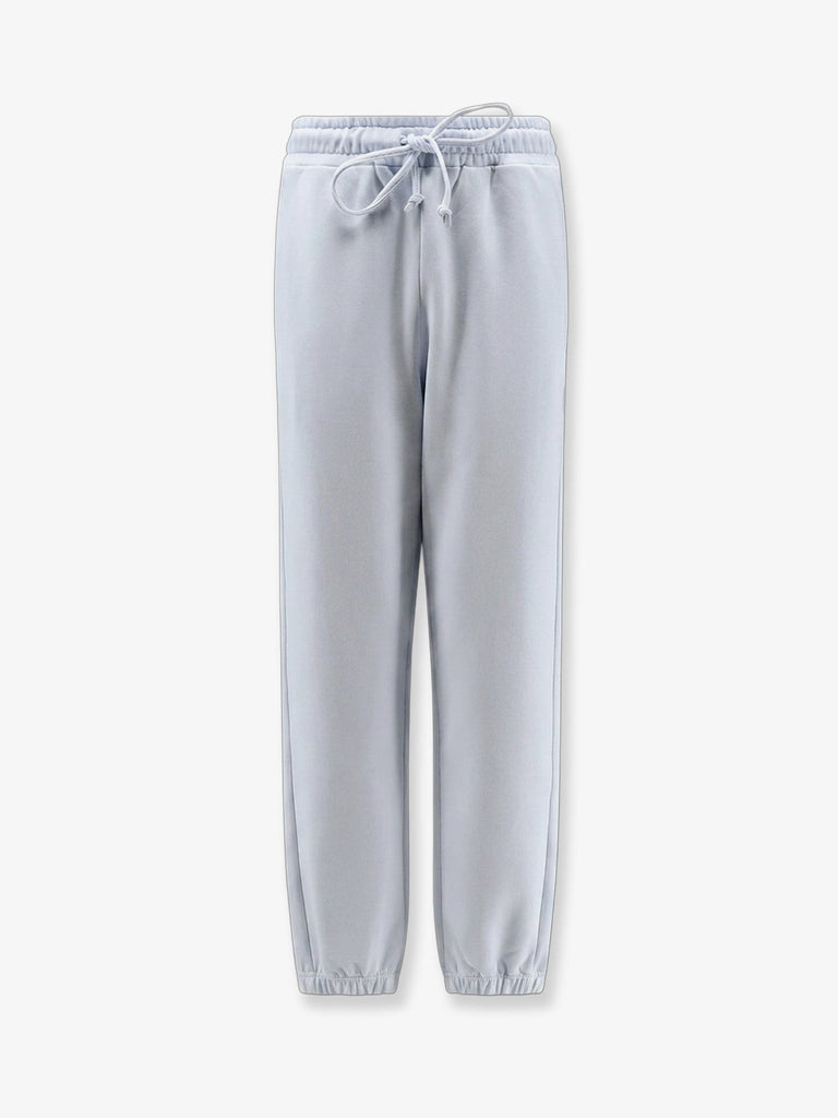 Cotton trousers with embroidered logo on the back