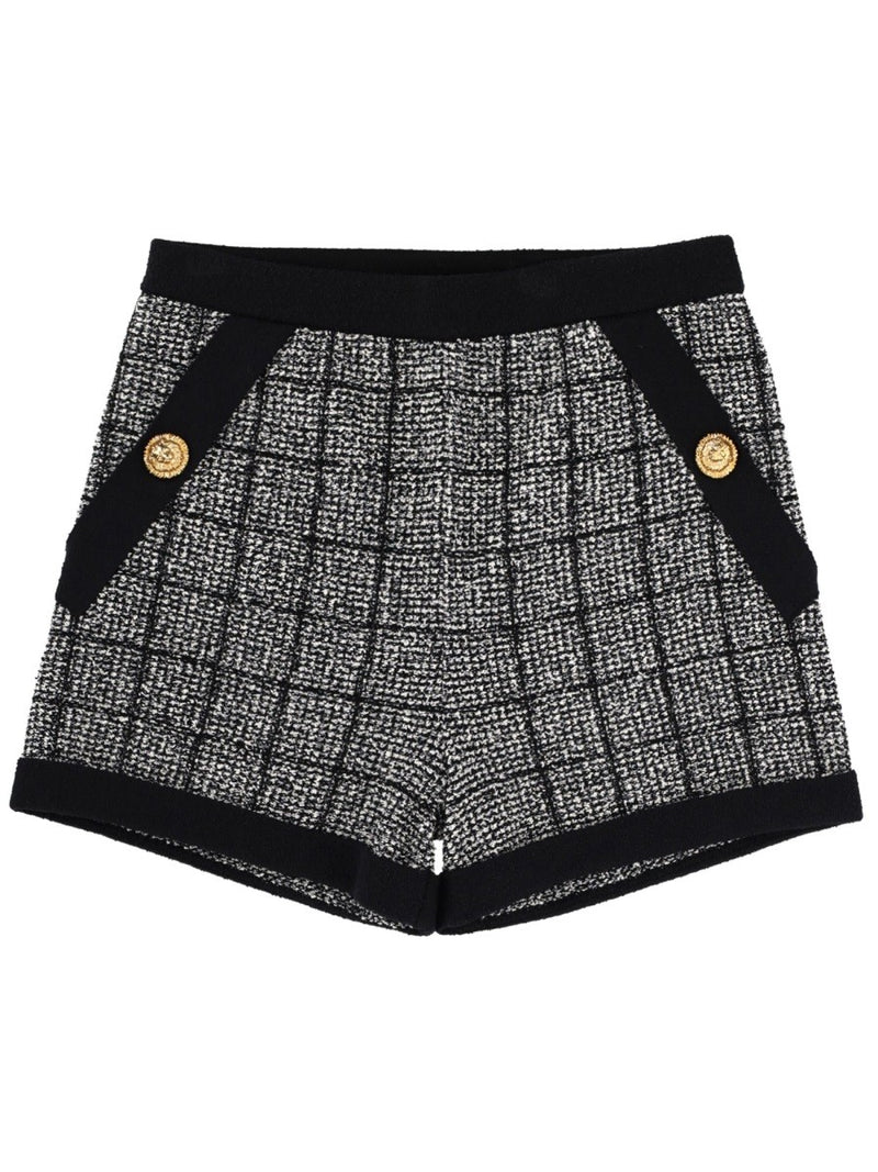 COTTON TWEED SHORTS
