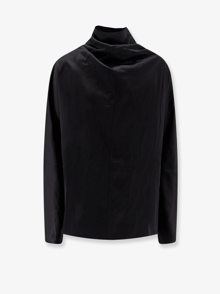 Cowl Neck viscose and linen shirt