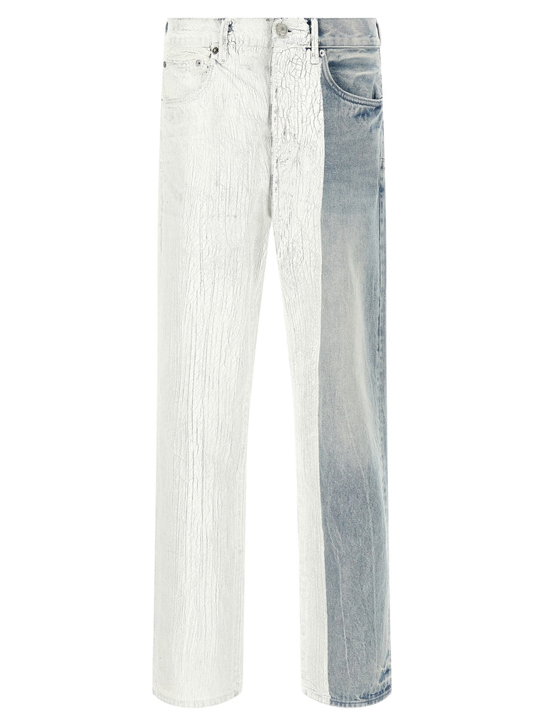 'Crackle Silver' jeans