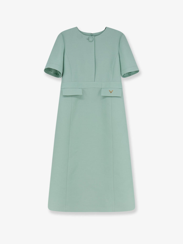 Crepe Couture Midi Dress