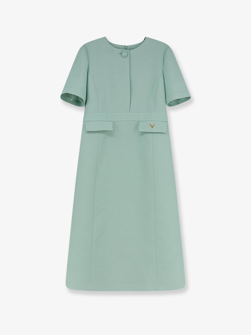 Crepe Couture Midi Dress