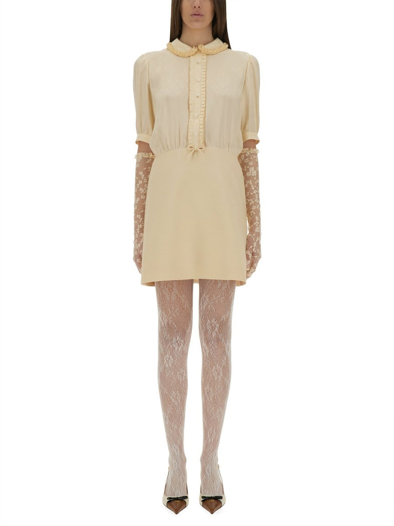 CREPE COUTURE SHORT DRESS