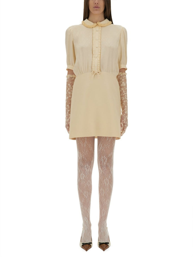 CREPE COUTURE SHORT DRESS
