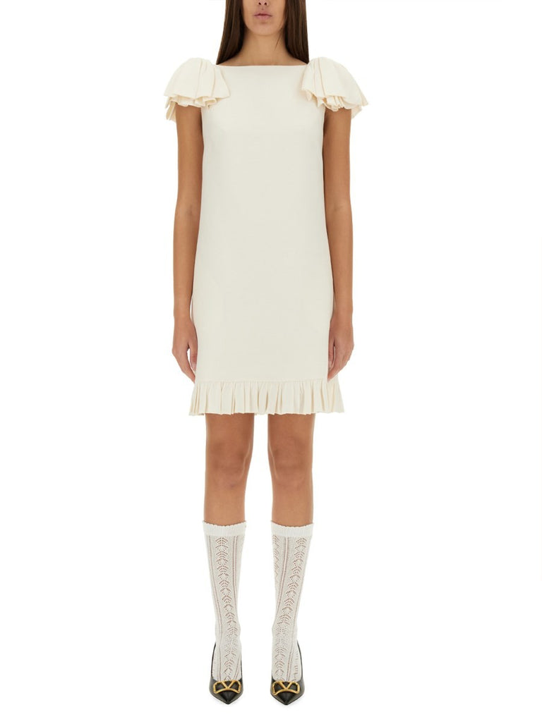 CREPE COUTURE SHORT DRESS
