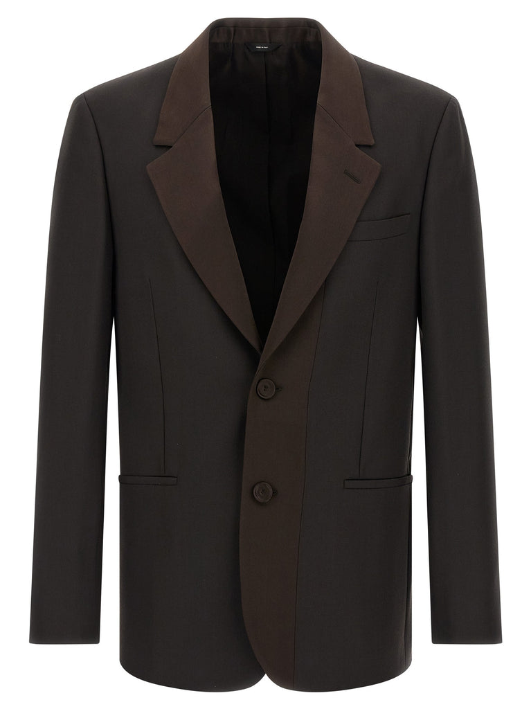 Crepe wool blazer