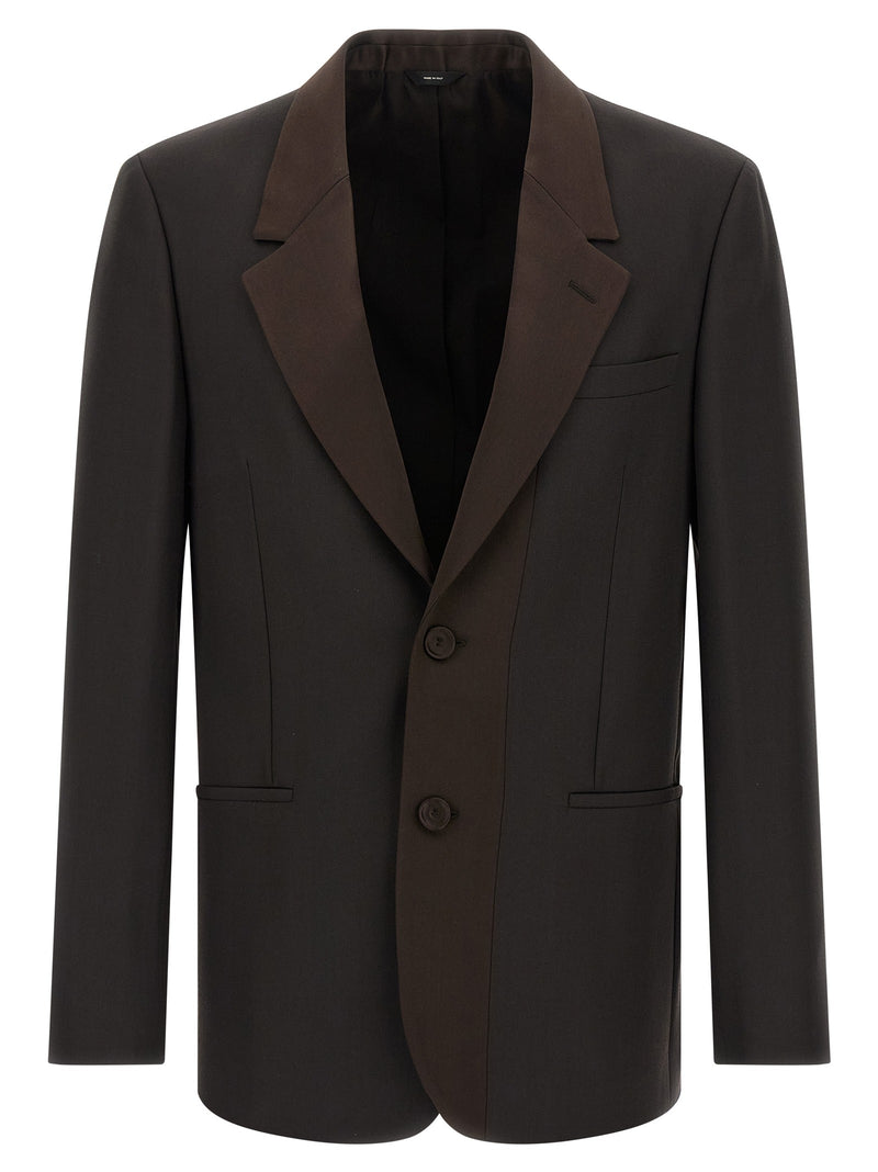 Crepe wool blazer