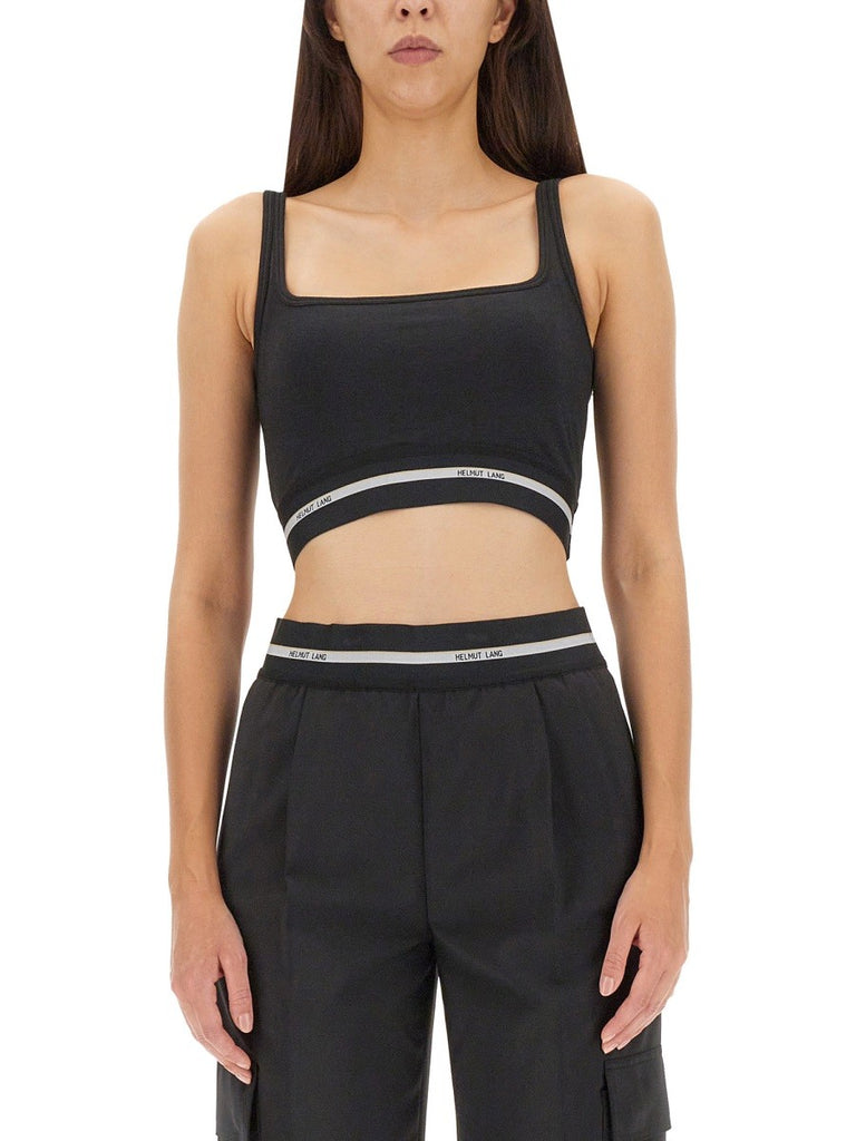 CROP TOP WITH LOGO