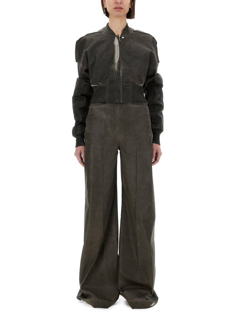 CROPPED BOMBER JACKET "FLIGHT JKT"