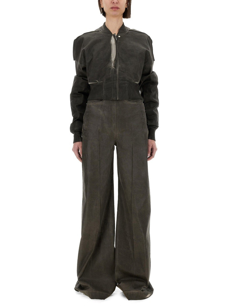CROPPED BOMBER JACKET "FLIGHT JKT"