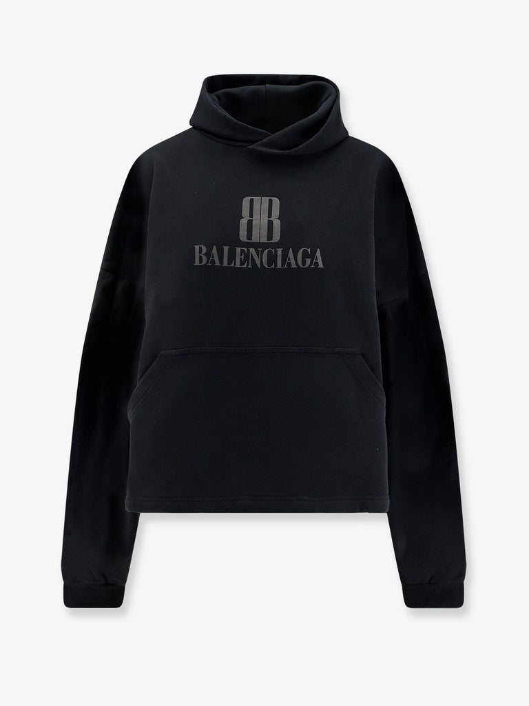 Cropped cotton sweatshirt