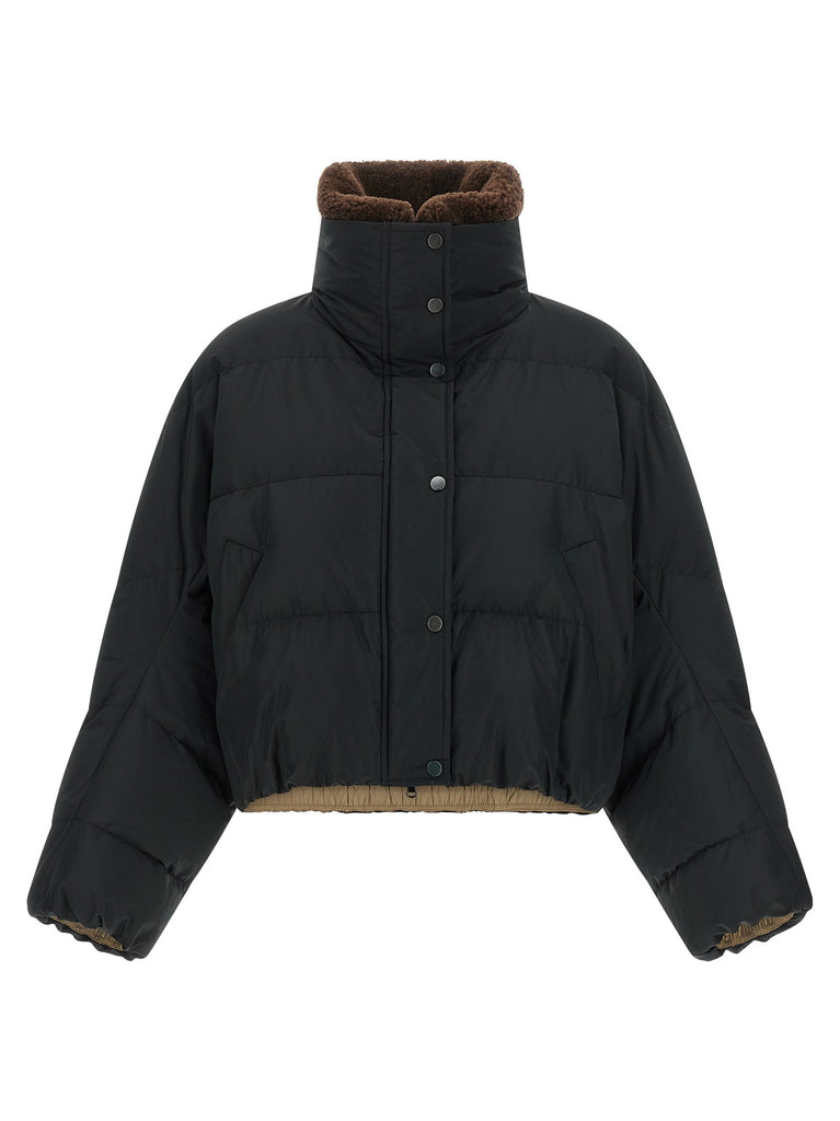 Cropped down jacket