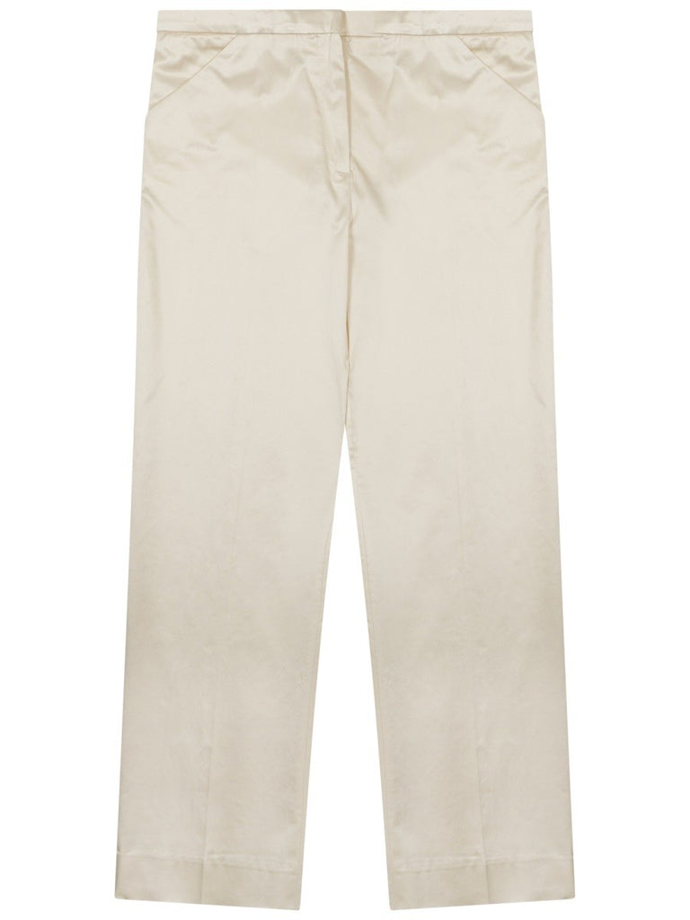 "CROPPED" STRAIGHT PANTS