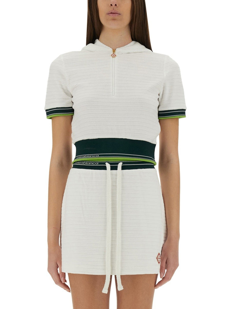 CROPPED TENNIS SHIRT