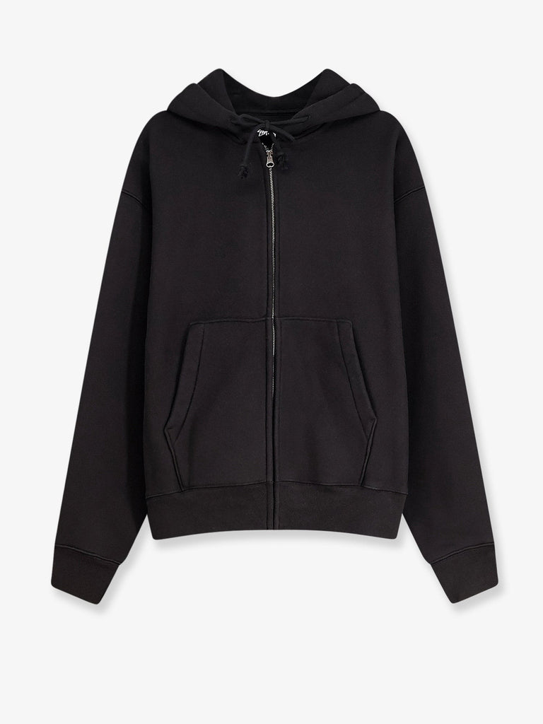Cursive Applique sweatshirt with zip